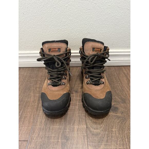Coleman Hiking Boots Sz 9 Waterproof Acadia Tobacco Brown Women’s - Picture 1 of 7